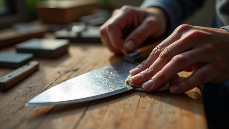 knife blade polishing techniques