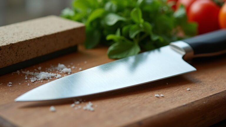 knife edge angle maintenance