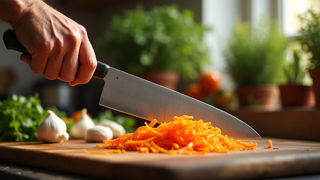rock chop knife technique