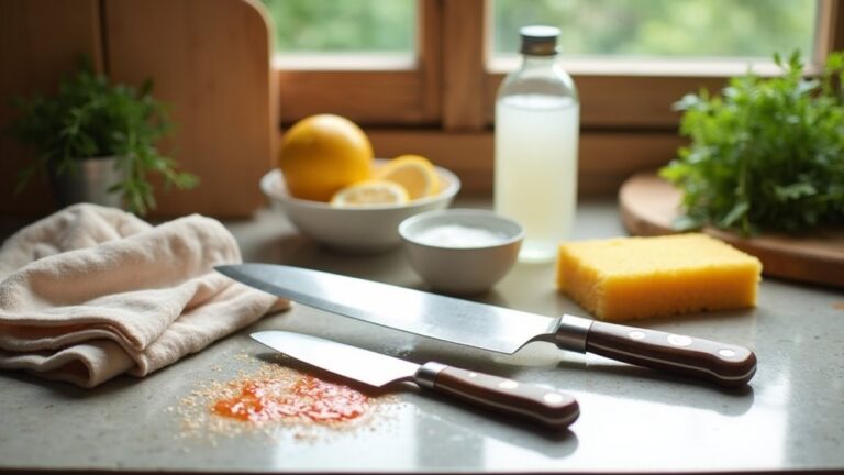 stain removal techniques for knives